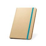 magritte. a5 notitieboekje gerecycleerd papier - licht blauw