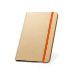 magritte. a5 notitieboekje gerecycleerd papier - oranje