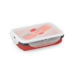 saffron. luchtdichte opvouwbare container 640 ml - rood