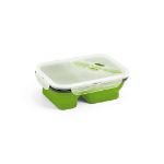 dil luchtdichte opvouwbare container 480 en 760 ml - licht groen