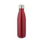 show satin. rvs fles 510 ml roestvrij staal - rood