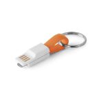 riemann usb kabel met 2 in 1 aansluiting - oranje