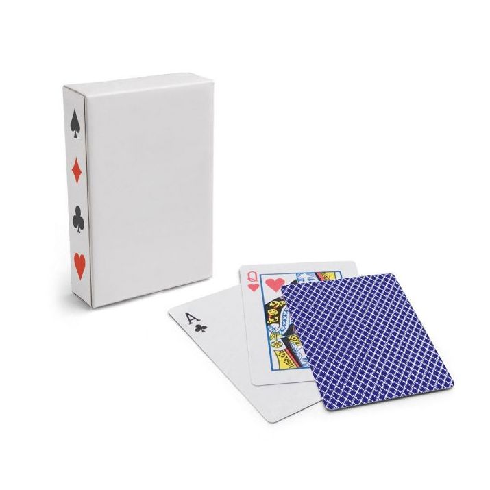 kaartspel triolu in kartonnen doosje - blauw