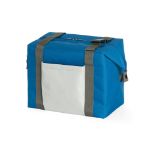 koeltas 600d polyester met voorvak - blauw