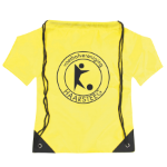 nylon rugzak t-shirt - geel