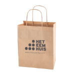 papieren tas wit en bruin 240x120x310 mm