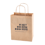 papieren tas wit en bruin 320x120x400 mm