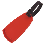 kunststof kofferlabel - rood