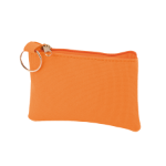 sleuteltasje met rits polyester 600d - oranje