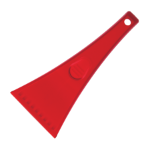 ijskrabber transparant - rood