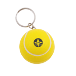anti-stress tennisbal met sleutelhanger