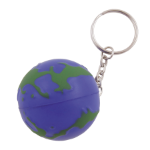 anti-stress wereldbol met sleutelhanger