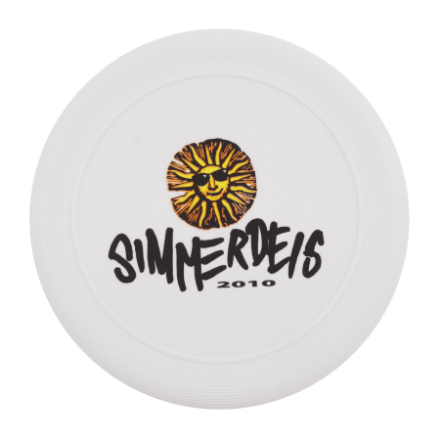 frisbee 210 mm met ringen - wit