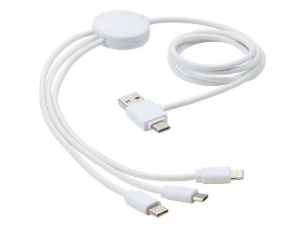 5-in-1 oplaadkabel met antibacterieel additieven