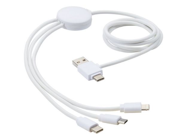 5-in-1 oplaadkabel met antibacterieel additieven