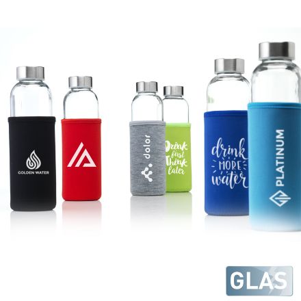 senga glass drinkfles 500 ml