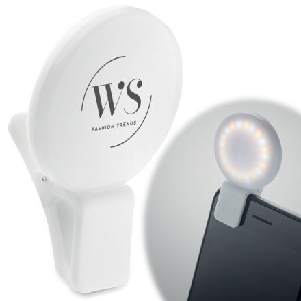 clip-on led selfie licht pinny