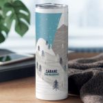 dubbelwandige sublimatie beker sfeer 590 ml