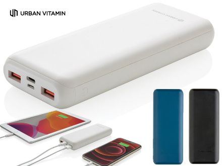 urban vitamin pasadena 20.000 mah 18w pd powerbank