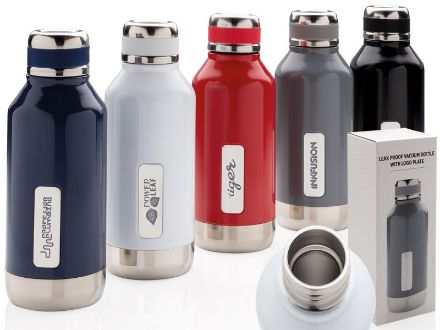 lekvrije isoleerfles met logo plaatje 500 ml