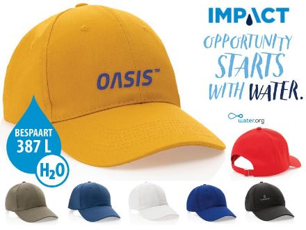 impact 6 panel 280gr katoenen cap