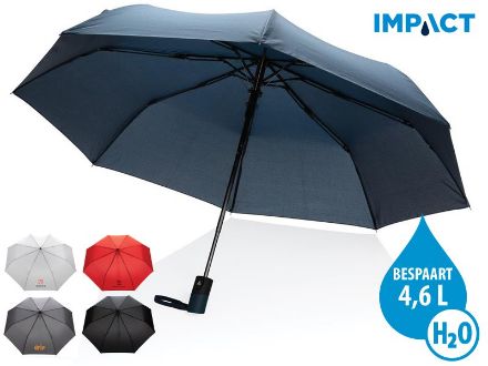 21 inch impact aware rpet mini auto open paraplu