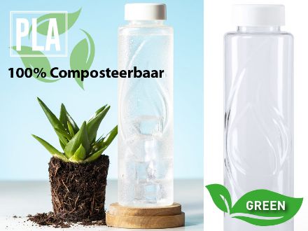 fles van pla 100% composteerbaar kutyl 830