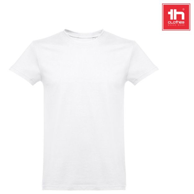 thc ankara t-shirt voor mannen 190 gr katoen wit