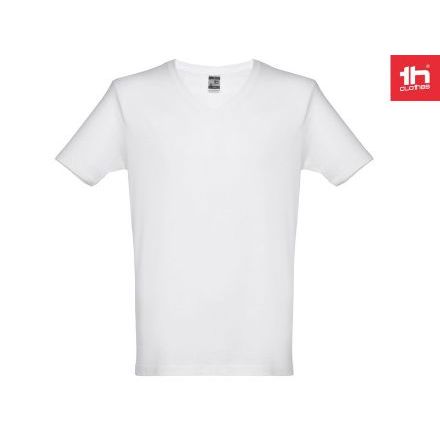 thc athens t-shirt mannen 150 gr polyester wit