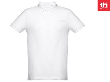 dhaka polo t-shirt voor mannen 195 g katoen wit