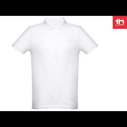 dhaka polo t-shirt voor mannen 195 g katoen wit