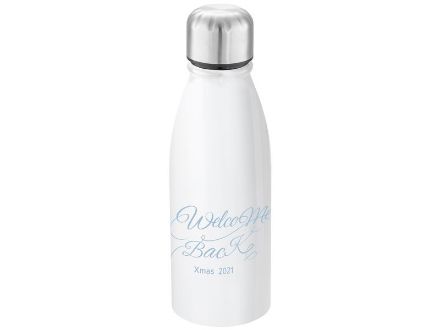 aluminium sublimatiefles met rvs dop 500 ml