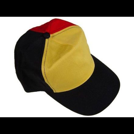 katoenen cap in belgische kleuren