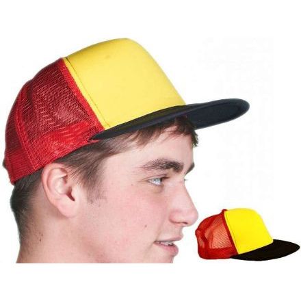 tricolore trucker cap