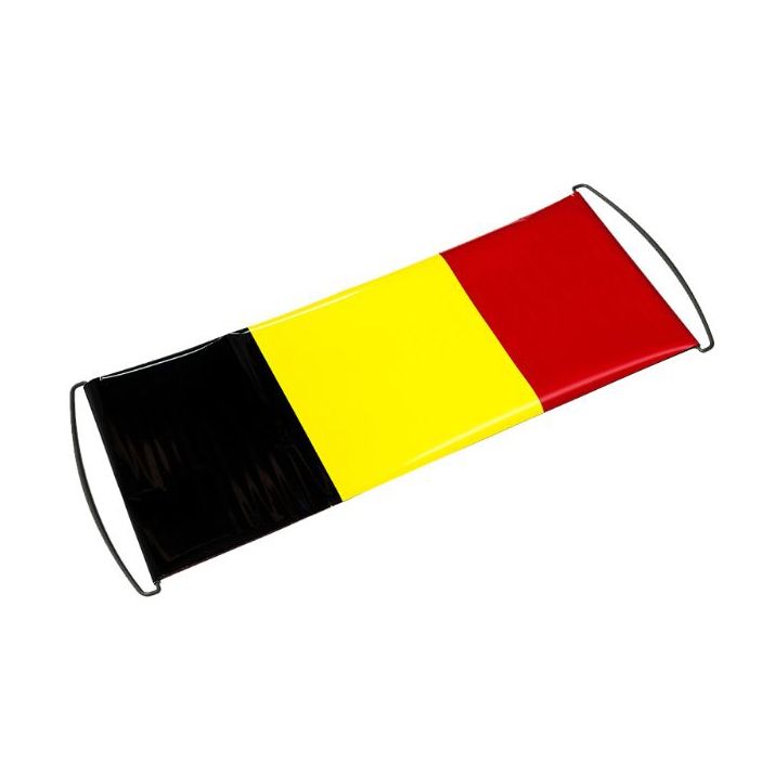 autoroller in belgische driekleur