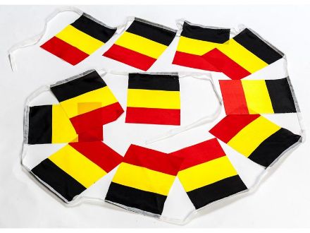 belgium vlaggenlijn 4 meter met 12 vlaggen