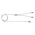 3-in-1 gevlochten nylon kabel