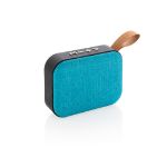 fabric trend draadloze speaker - blauw