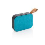 fabric trend draadloze speaker - blauw