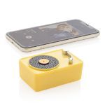 mini vintage 3w draadloze speaker - geel