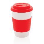 herbruikbare koffiebeker 270 ml - rood