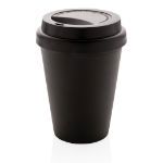 herbruikbare dubbelwandige koffiebeker 300 ml - zwart