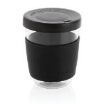ukiyo borosilicaat glas siliconen deksel 360 ml - zwart