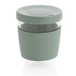 ukiyo borosilicaat glas siliconen deksel 360 ml - groen