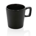 keramische moderne koffiemok 300 ml - zwart
