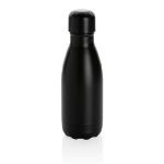 unikleur vacuum roestvrijstalen fles 260 ml - zwart