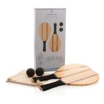 houten frescobol tennis set