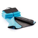 fleece picknick kleed - licht blauw