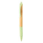 bamboe en tarwestro pen blauwschrijvend - groen