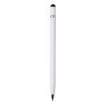 metalen stylus pen blauwschrijvend - wit